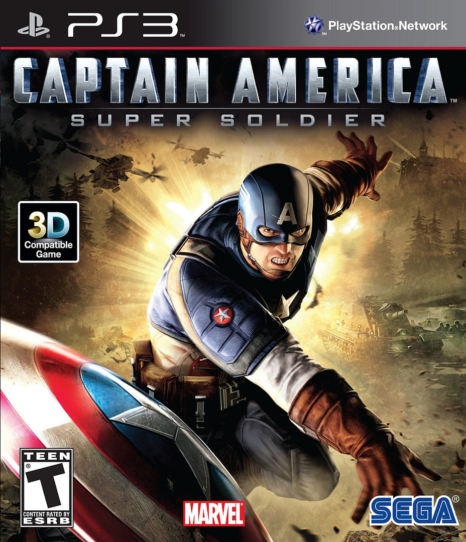Captain America: Super Soldier PS3 - Video Game - Used - CaveGamers