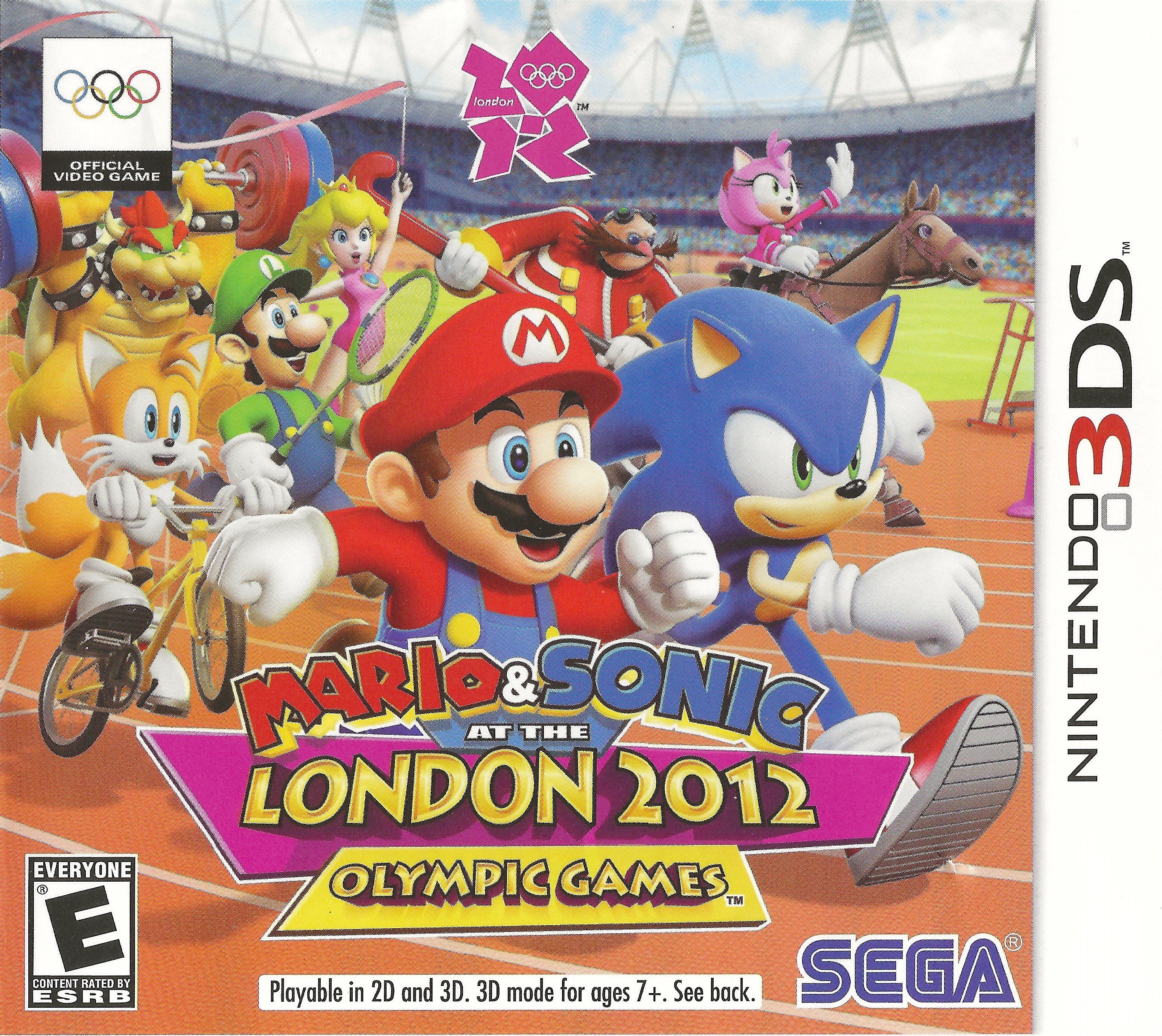 Mario & Sonic at the London 2012 Olympic Games 3DS - Video Game - Used - CaveGamers