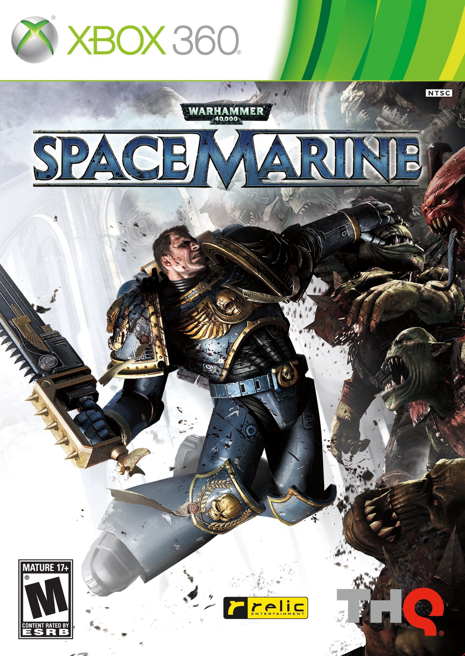 Warhammer 40000: Space Marine Xbox 360 - Video Game - Used - CaveGamers