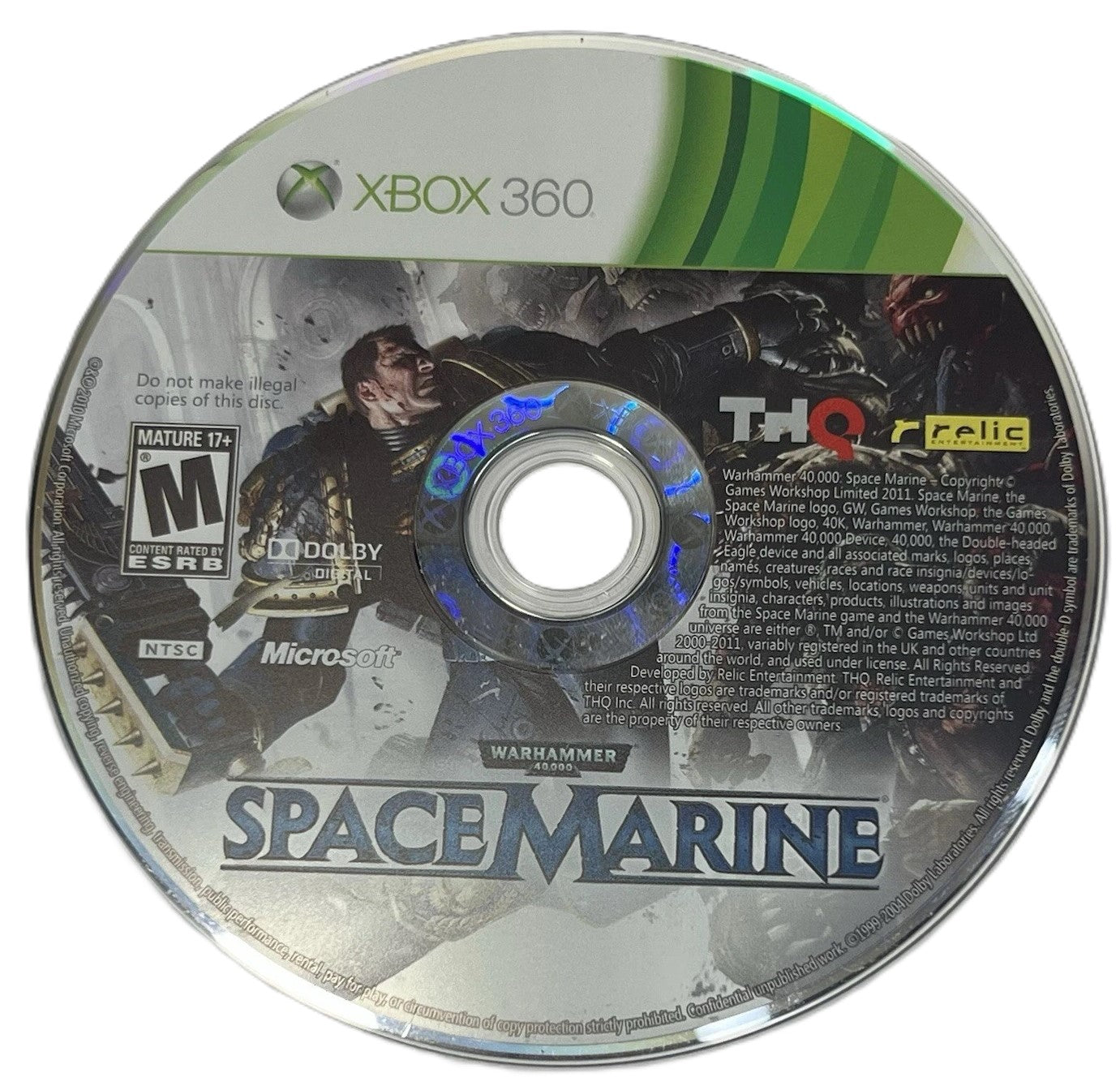 Warhammer 40000: Space Marine Xbox 360 - Video Game - Used - CaveGamers - Image 3