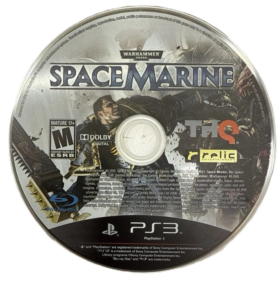 Warhammer 40000: Space Marine PS3 - Video Game - Used - CaveGamers - Image 3