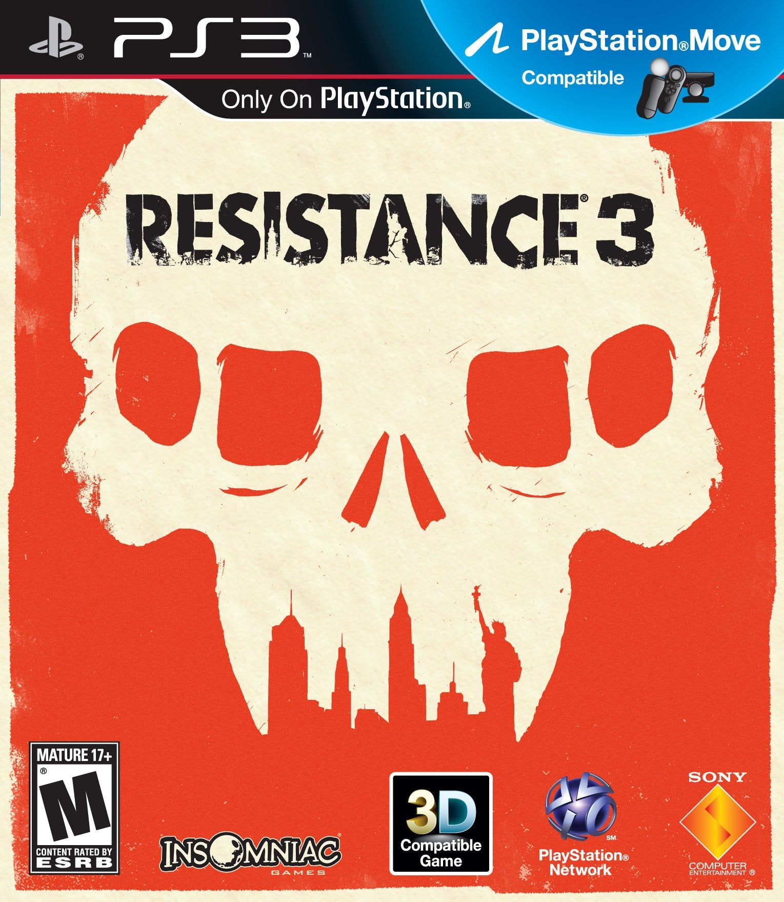 Resistance 3 PS3 - Video Game - Used - CaveGamers