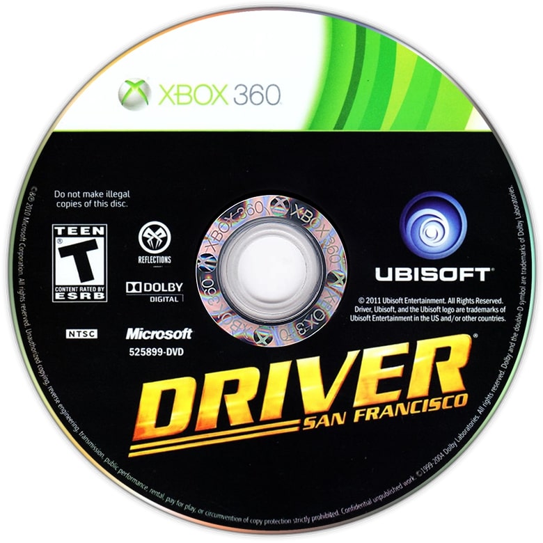 Driver: San Francisco Xbox 360 - Video Game - Used - CaveGamers - Image 3