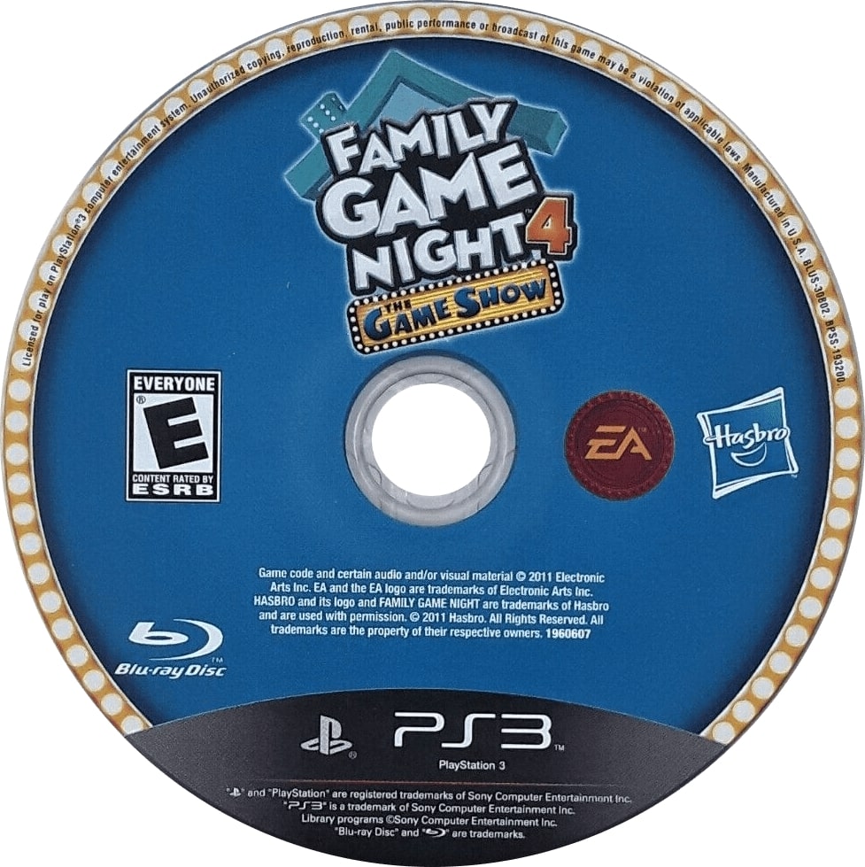 Hasbro Family Game Night 4: The Game Show PS3 - Video Game - Used - CaveGamers - Image 3