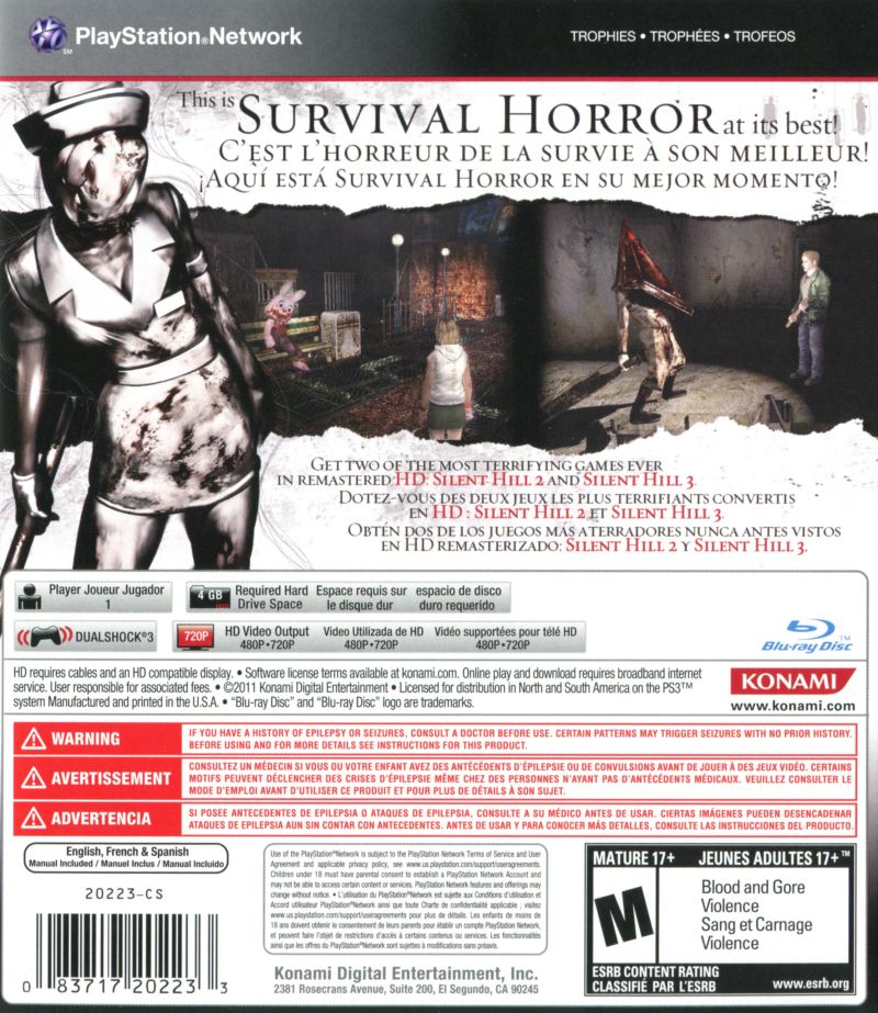 Silent Hill HD Collection PS3 - Video Game - Used - CaveGamers - Image 2