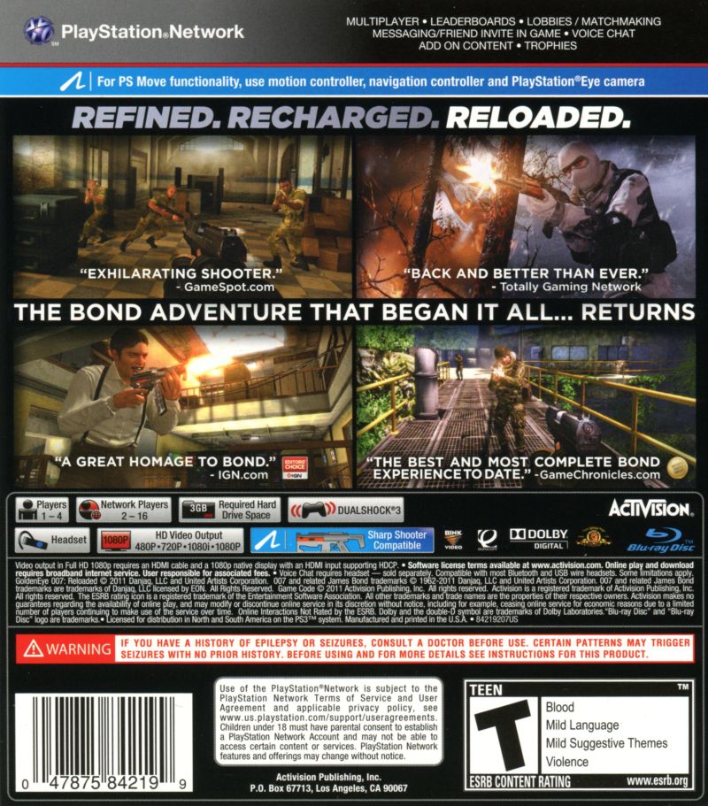 GoldenEye 007: Reloaded PS3 - Video Game - Used - CaveGamers - Image 2