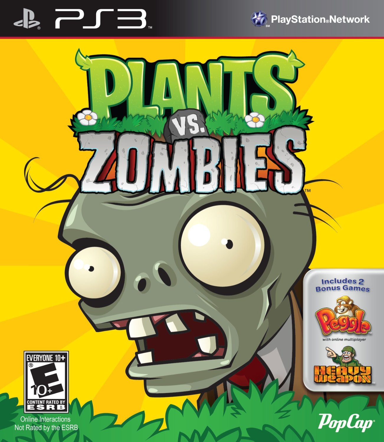 Plants vs. Zombies PS3 - Video Game - Used - CaveGamers