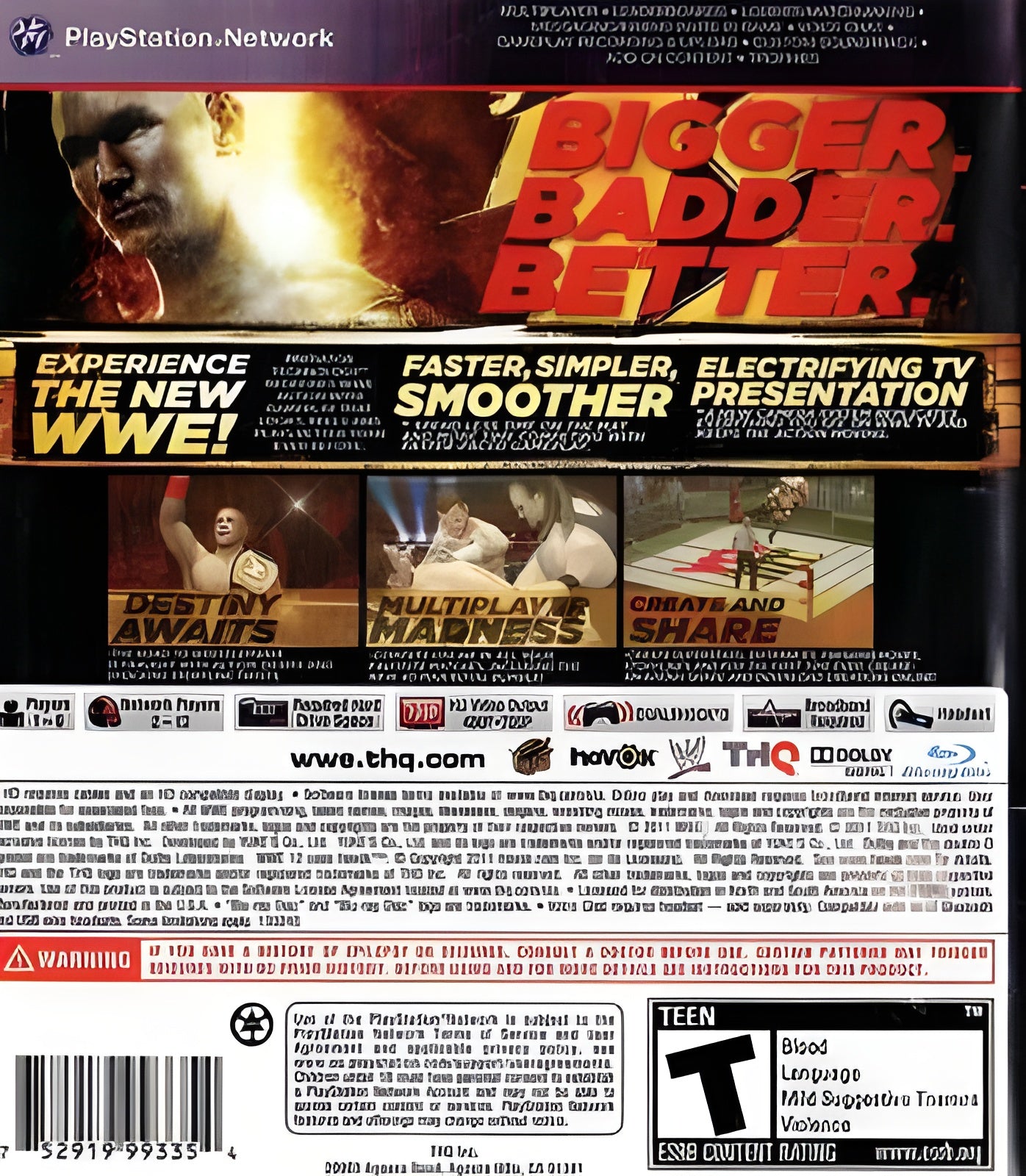 WWE '12 PS3 - Video Game - Used - CaveGamers - Image 2