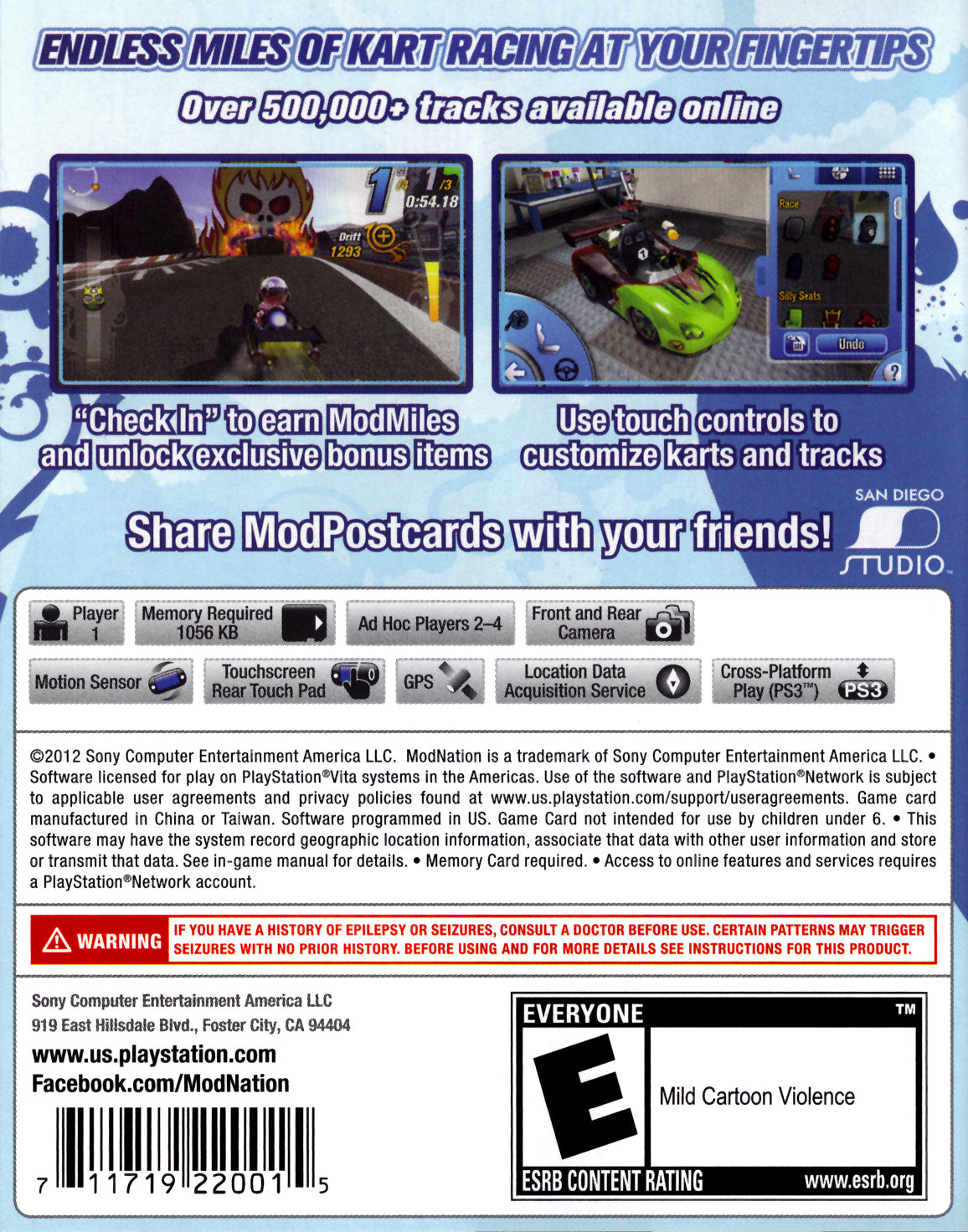 ModNation Racers Road Trip PSV - Video Game - Used - CaveGamers - Image 2