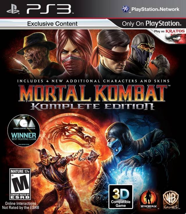 Mortal Kombat Komplete Edition PS3 - Video Game - Used - CaveGamers