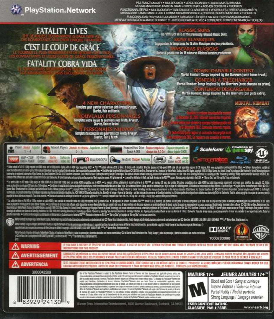 Mortal Kombat Komplete Edition PS3 - Video Game - Used - CaveGamers - Image 2