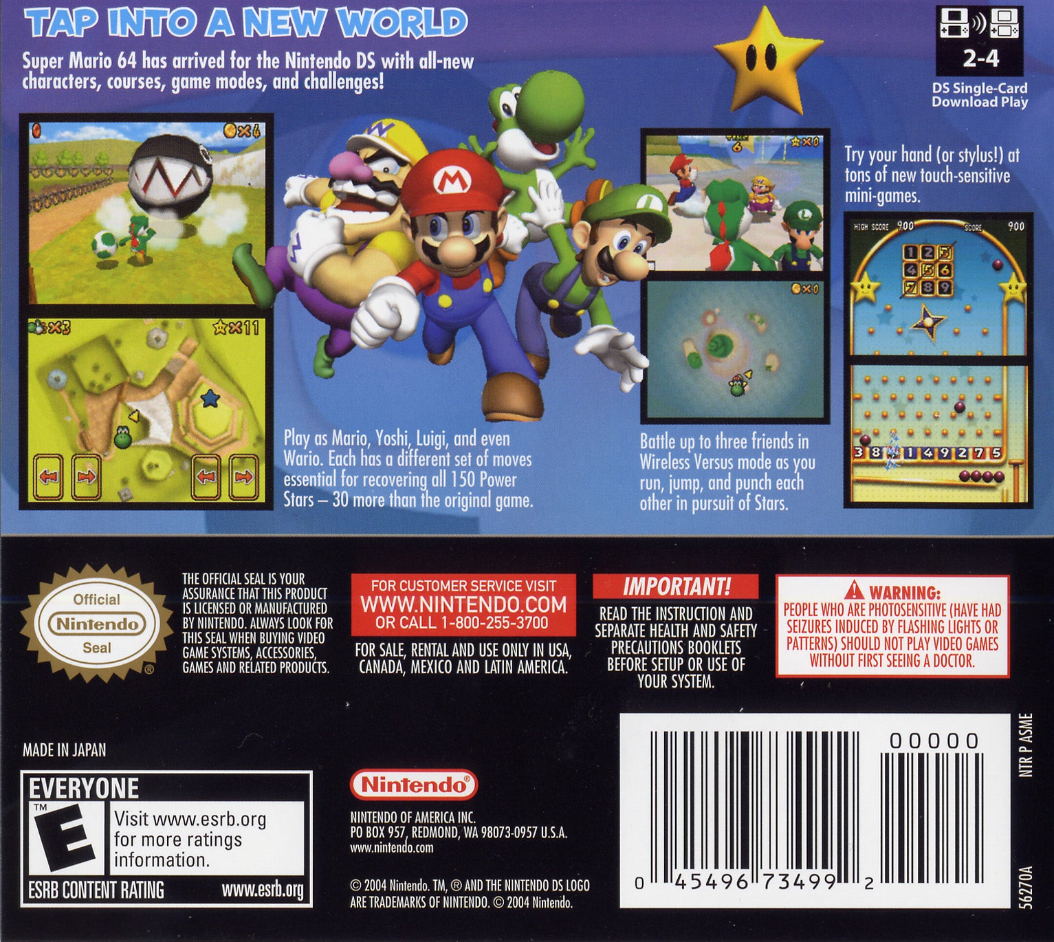 Super Mario 64 DS - Video Game - Used - CaveGamers - Image 2