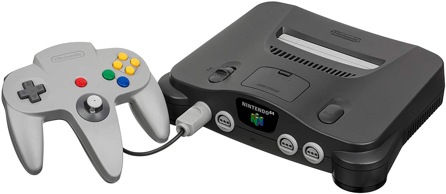 Nintendo 64 Console - Charcoal (Black) N64 - Video Game System - Used - CaveGamers