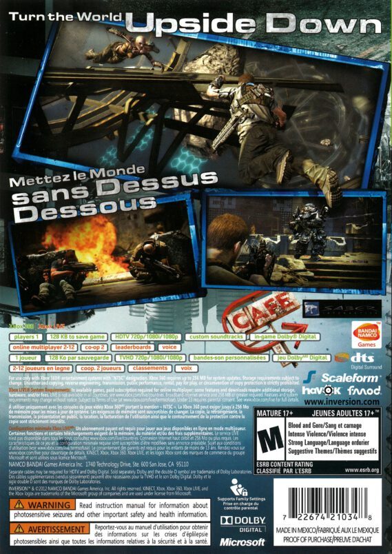 Inversion Xbox 360 - Video Game - Used - CaveGamers - Image 2