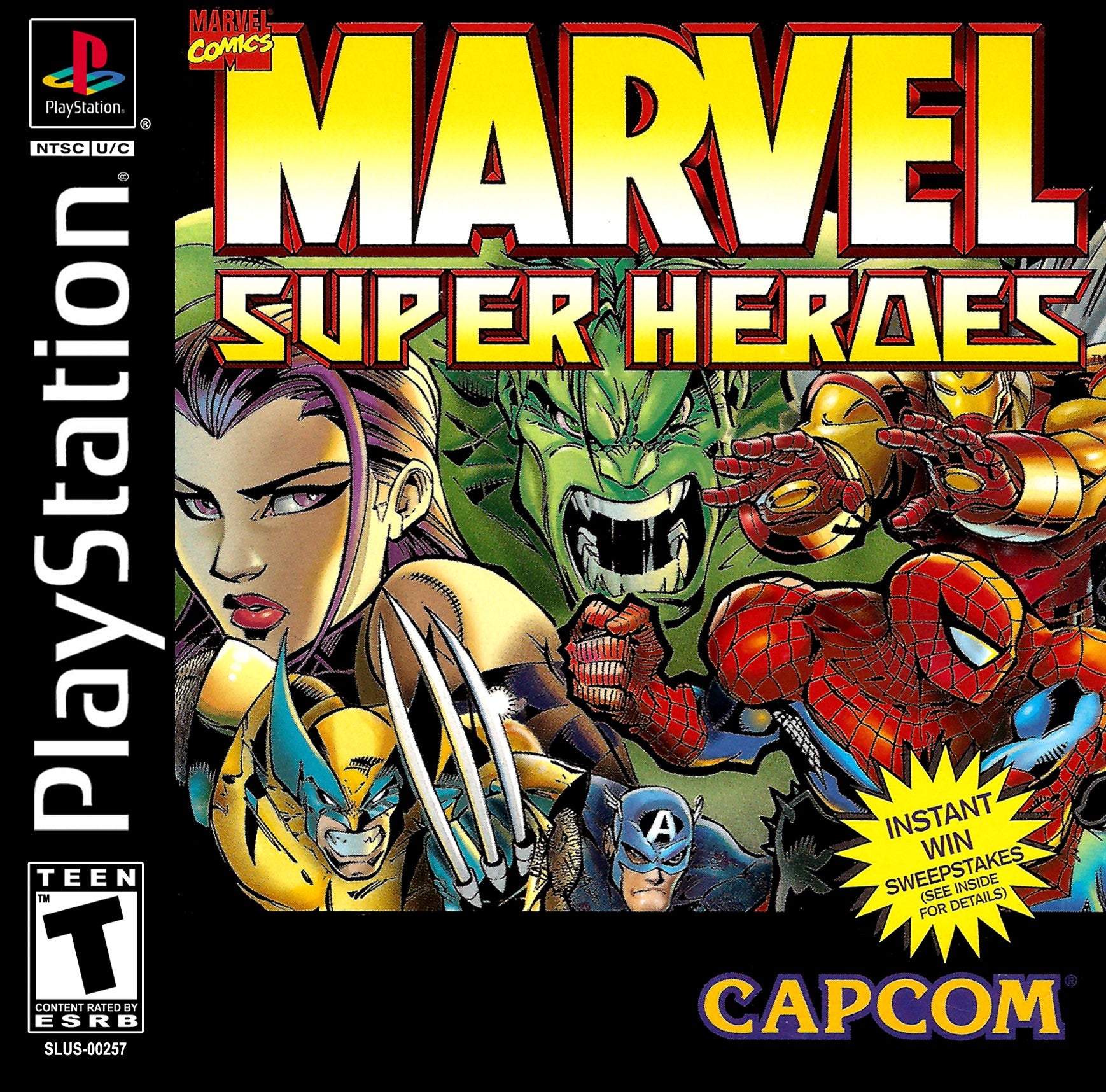 Marvel Super Heroes Playstation - Video Game - Used - CaveGamers