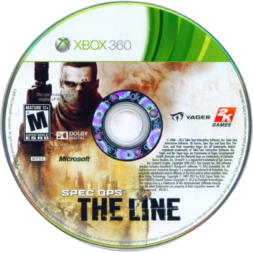 Spec Ops The Line Xbox 360 - Video Game - Used - CaveGamers - Image 3