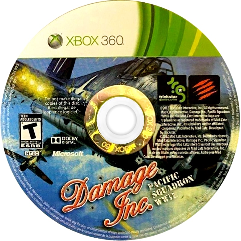 Damage Inc.: Pacific Squadron WWII Xbox 360 - Video Game - Used - CaveGamers - Image 3
