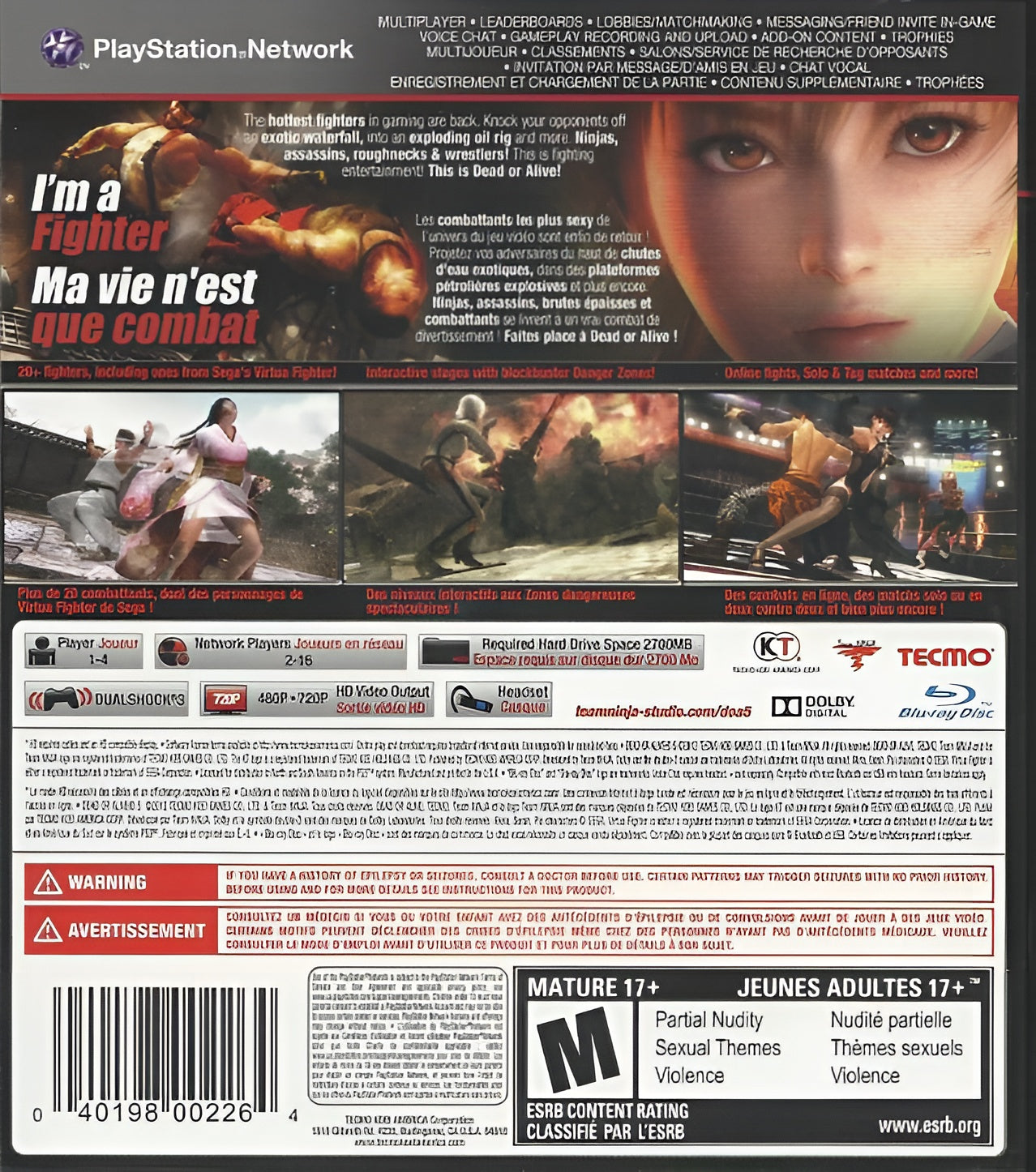 Dead or Alive 5 PS3 - Video Game - Used - CaveGamers - Image 2