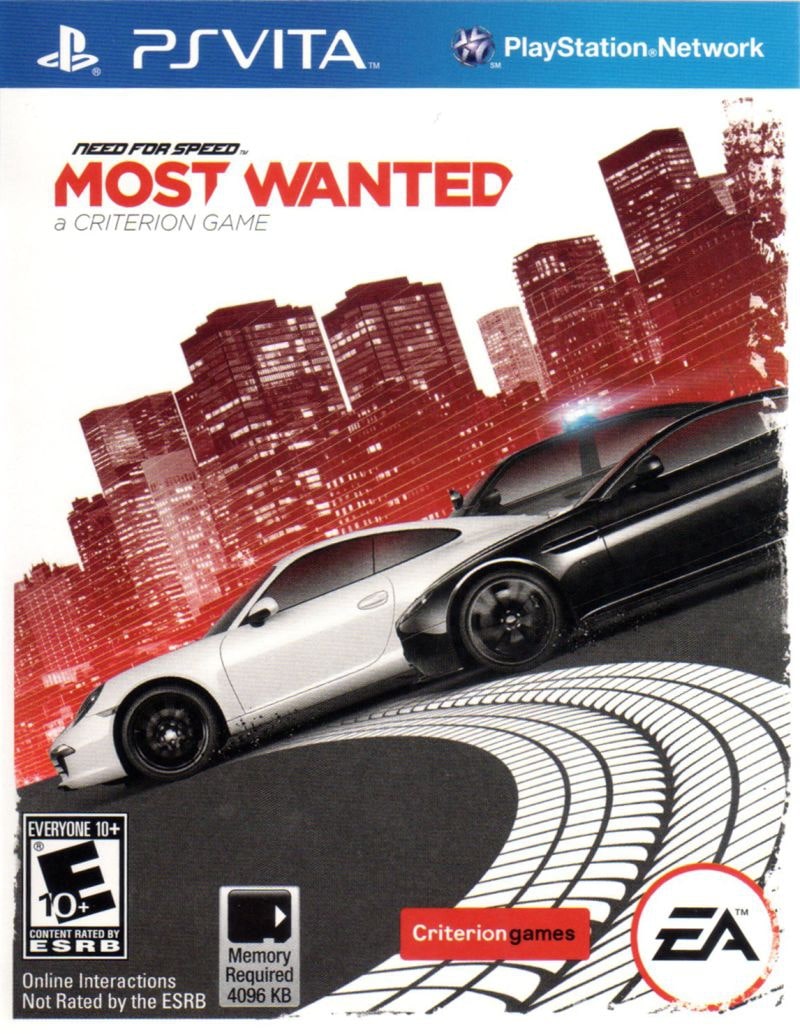 Need for Speed Most Wanted PSV - Video Game - Used - CaveGamers