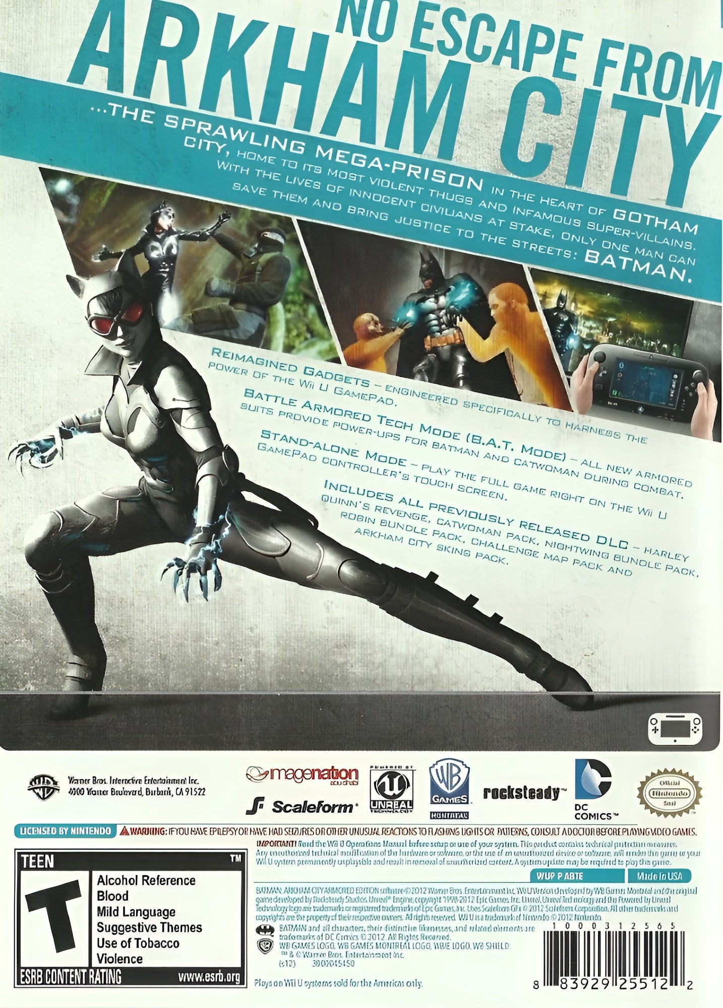 Batman: Arkham City Armored Edition Wii U - Video Game - Used - CaveGamers - Image 2