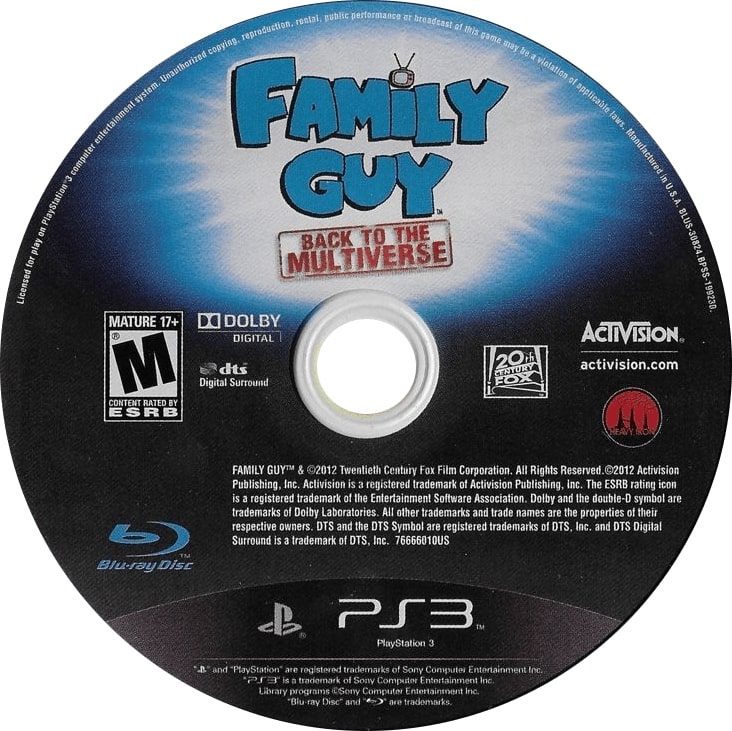 Family Guy: Back To The Multiverse