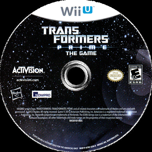 Transformers: Prime Wii U - Video Game - Used - CaveGamers - Image 3