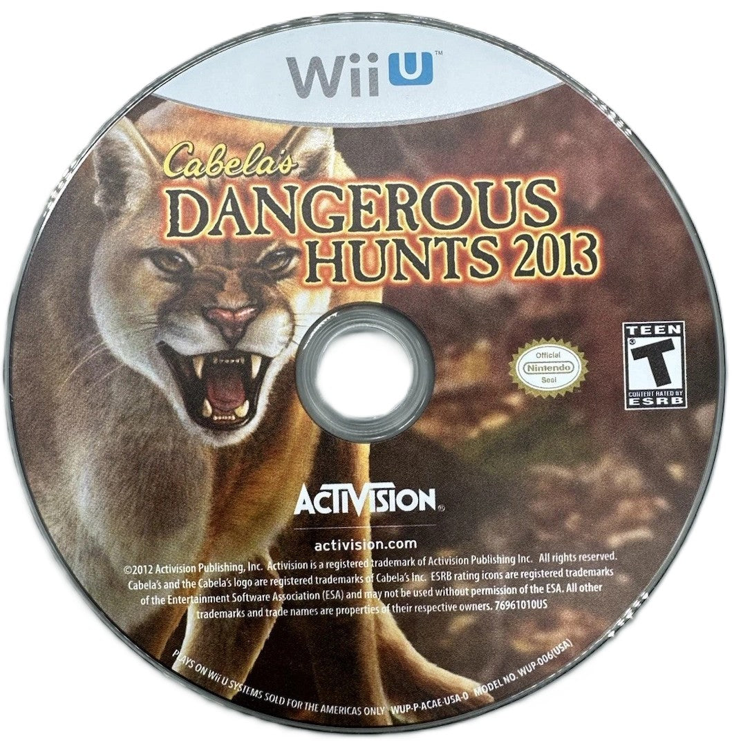 Cabela's Dangerous Hunts 2013 Wii U - Video Game - Used - CaveGamers - Image 3