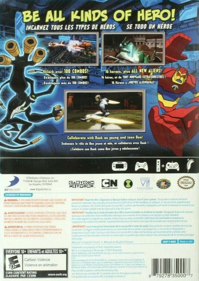 Ben 10: Omniverse Wii U - Video Game - Used - CaveGamers - Image 2