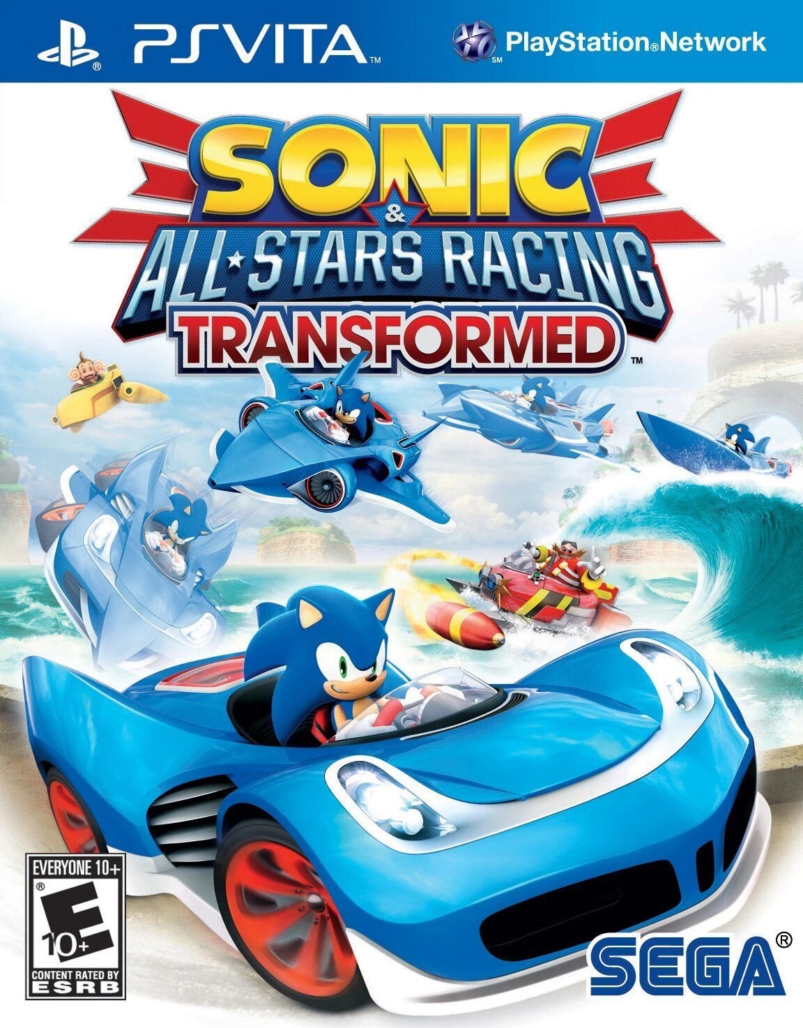 Sonic & All-Stars Racing Transformed PSV - Video Game - Used - CaveGamers
