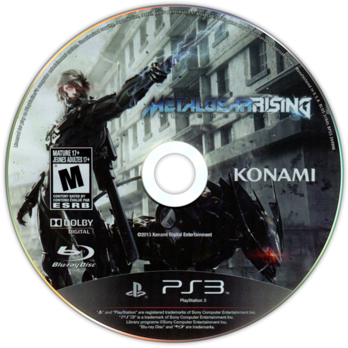Metal Gear Rising: Revengeance PS3 - Video Game - Used - CaveGamers - Image 3