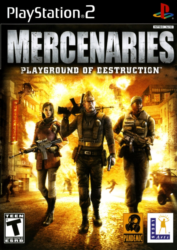 Mercenaries: Playground of Destruction PS2 - Video Game - Used - CaveGamers