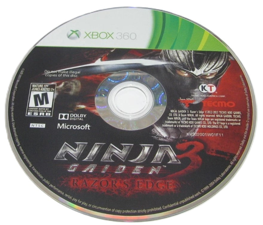 Ninja Gaiden 3: Razor's Edge Xbox 360 - Video Game - Used - CaveGamers - Image 3