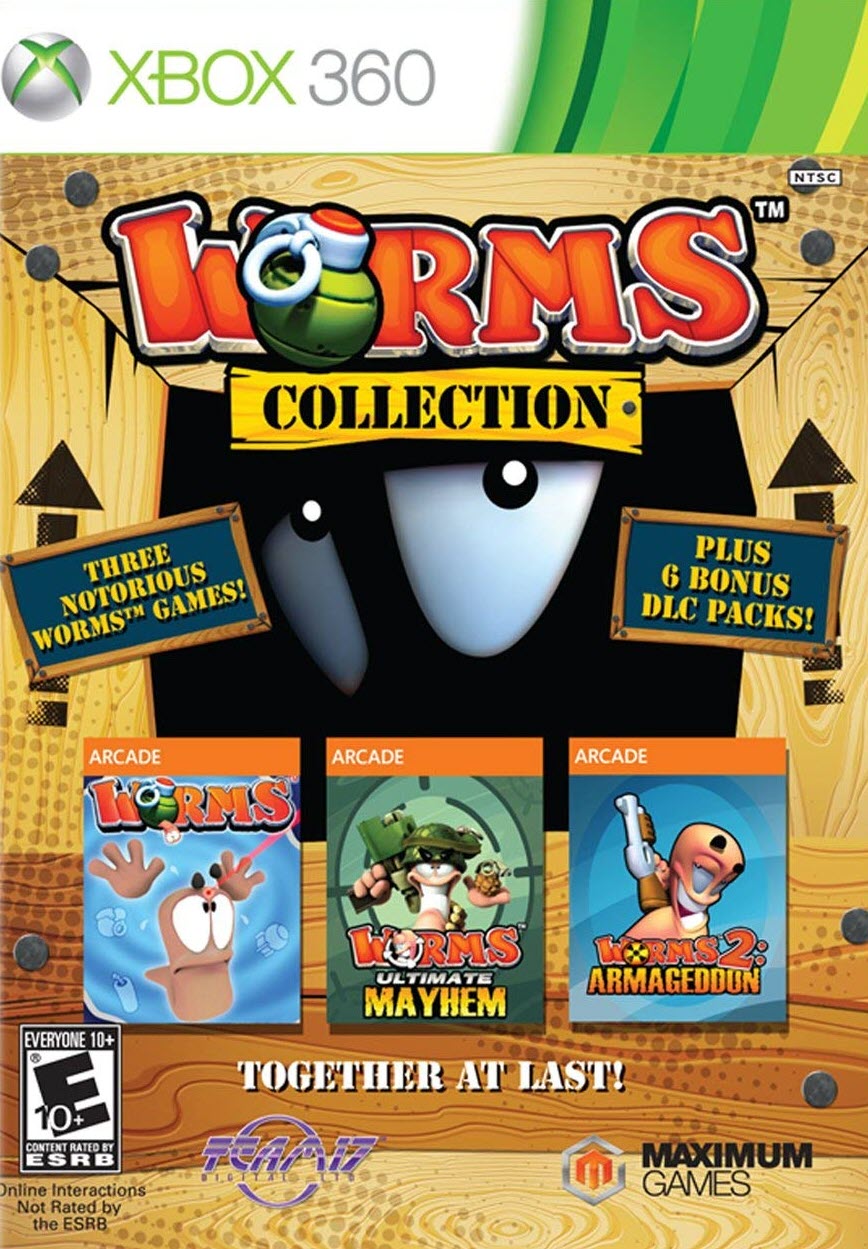 Worms Collection Xbox 360 - Video Game - Used - CaveGamers