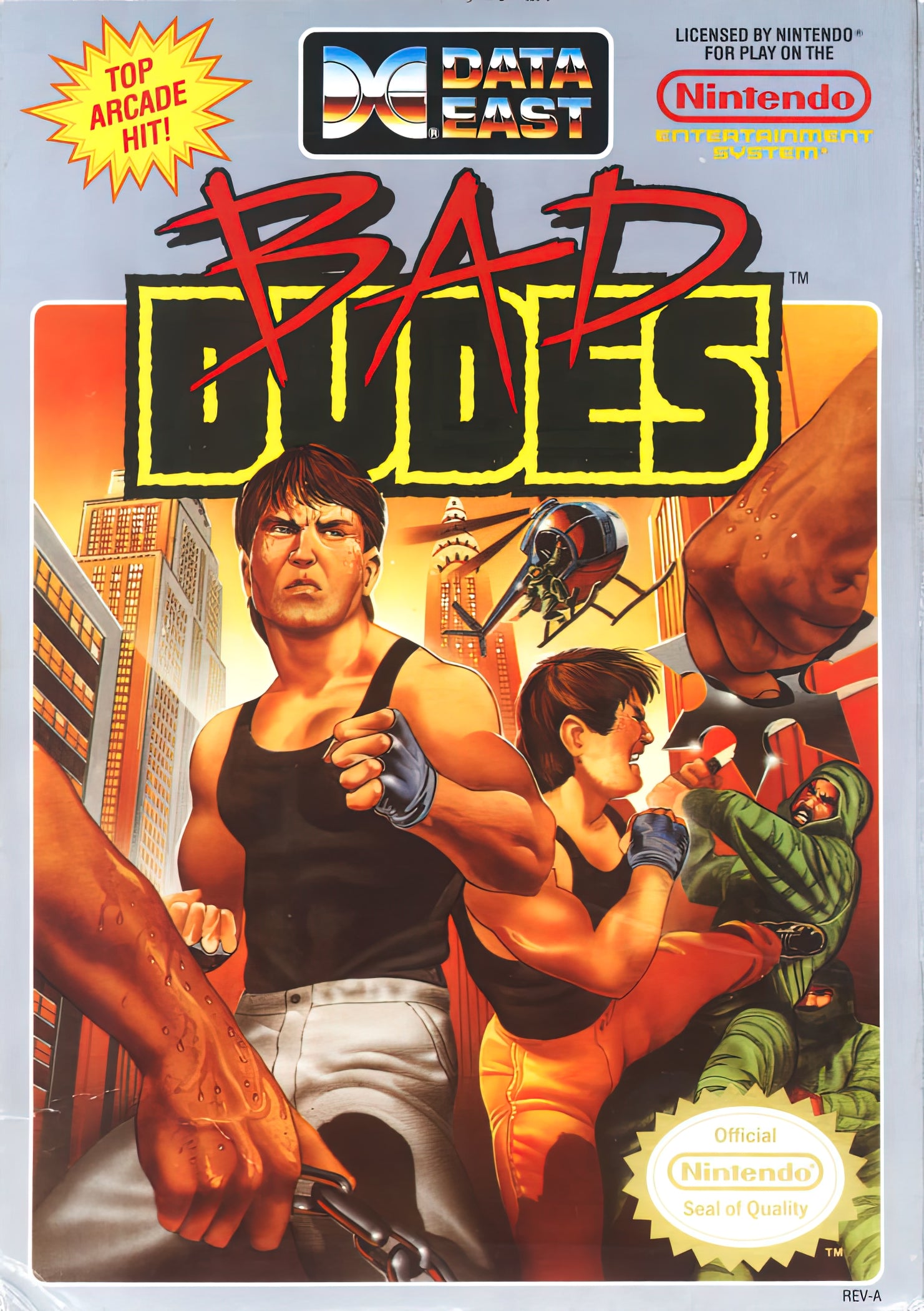 Bad Dudes NES - Video Game - Used - CaveGamers