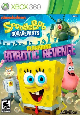 SpongeBob SquarePants: Plankton's Robotic Revenge Xbox 360 - Video Game - Used - CaveGamers