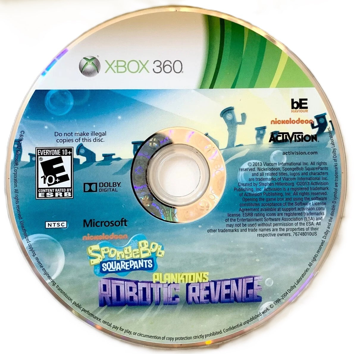 SpongeBob SquarePants: Plankton's Robotic Revenge Xbox 360 - Video Game - Used - CaveGamers - Image 3