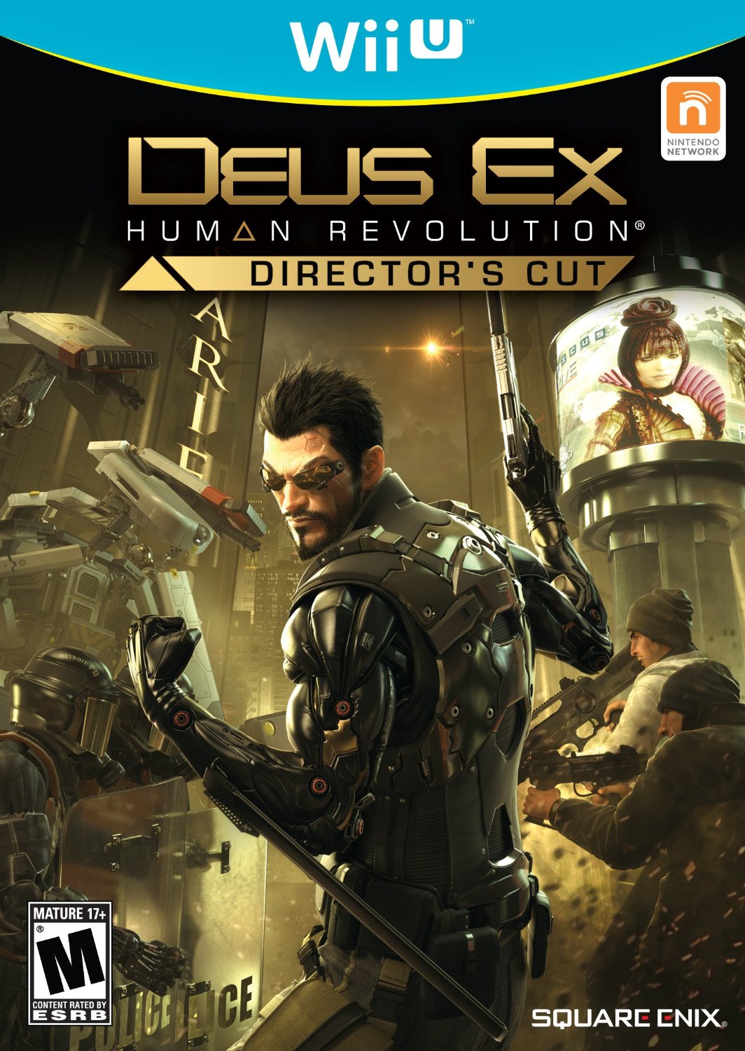 Deus Ex: Human Revolution Director's Cut Wii U - Video Game - Used - CaveGamers