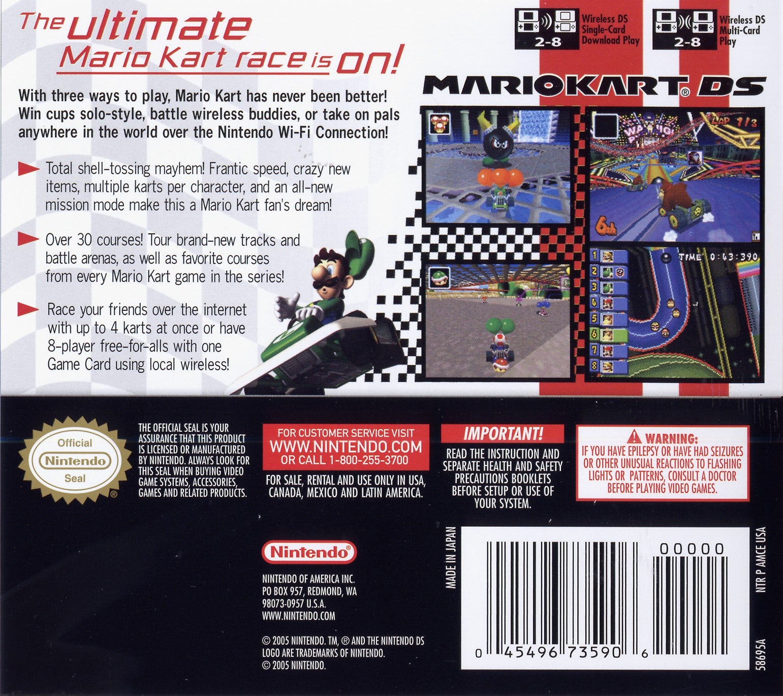 Mario Kart DS - Video Game - Used - CaveGamers - Image 2