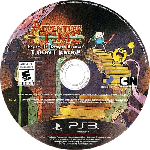 Adventure Time: Explore the Dungeon Because I Don't Know PS3 - Video Game - Used - CaveGamers - Image 3