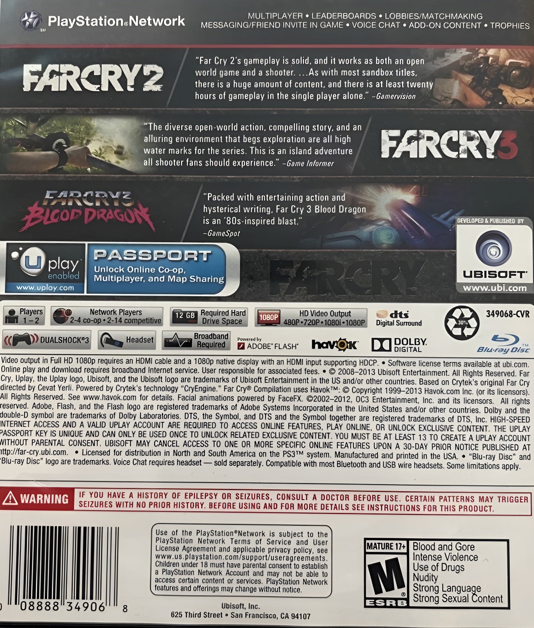 Far Cry Compilation PS3 - Video Game - Used - CaveGamers - Image 2