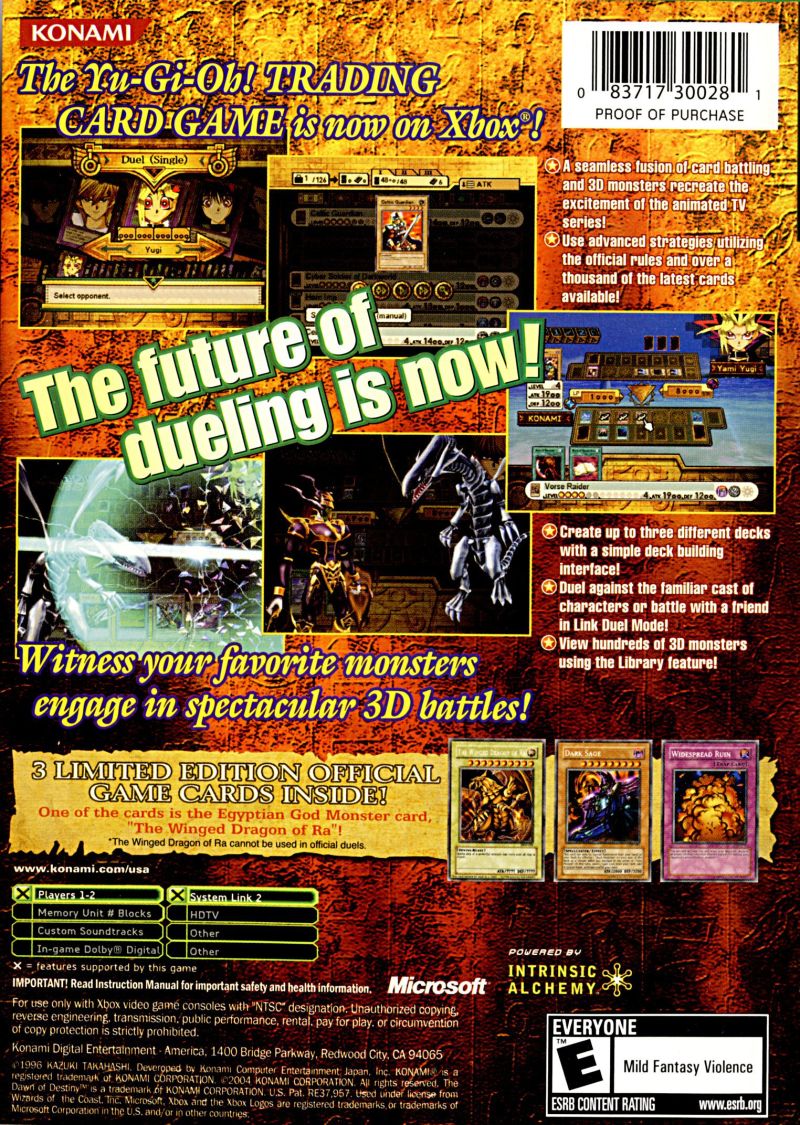 Yu-Gi-Oh! The Dawn of Destiny Xbox - Video Game - Used - CaveGamers - Image 2