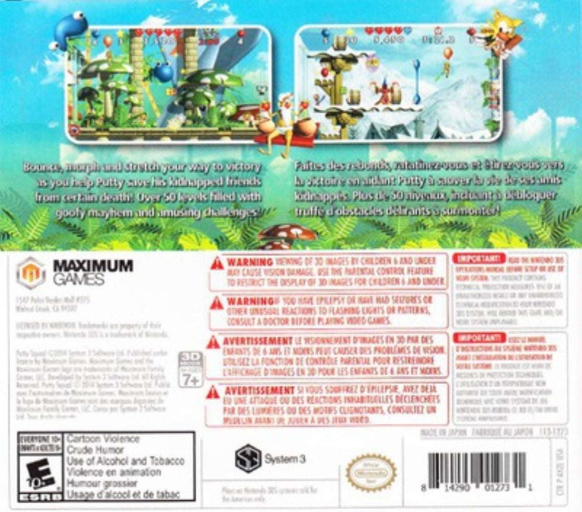 Putty Squad 3DS - Video Game - Used - CaveGamers - Image 2