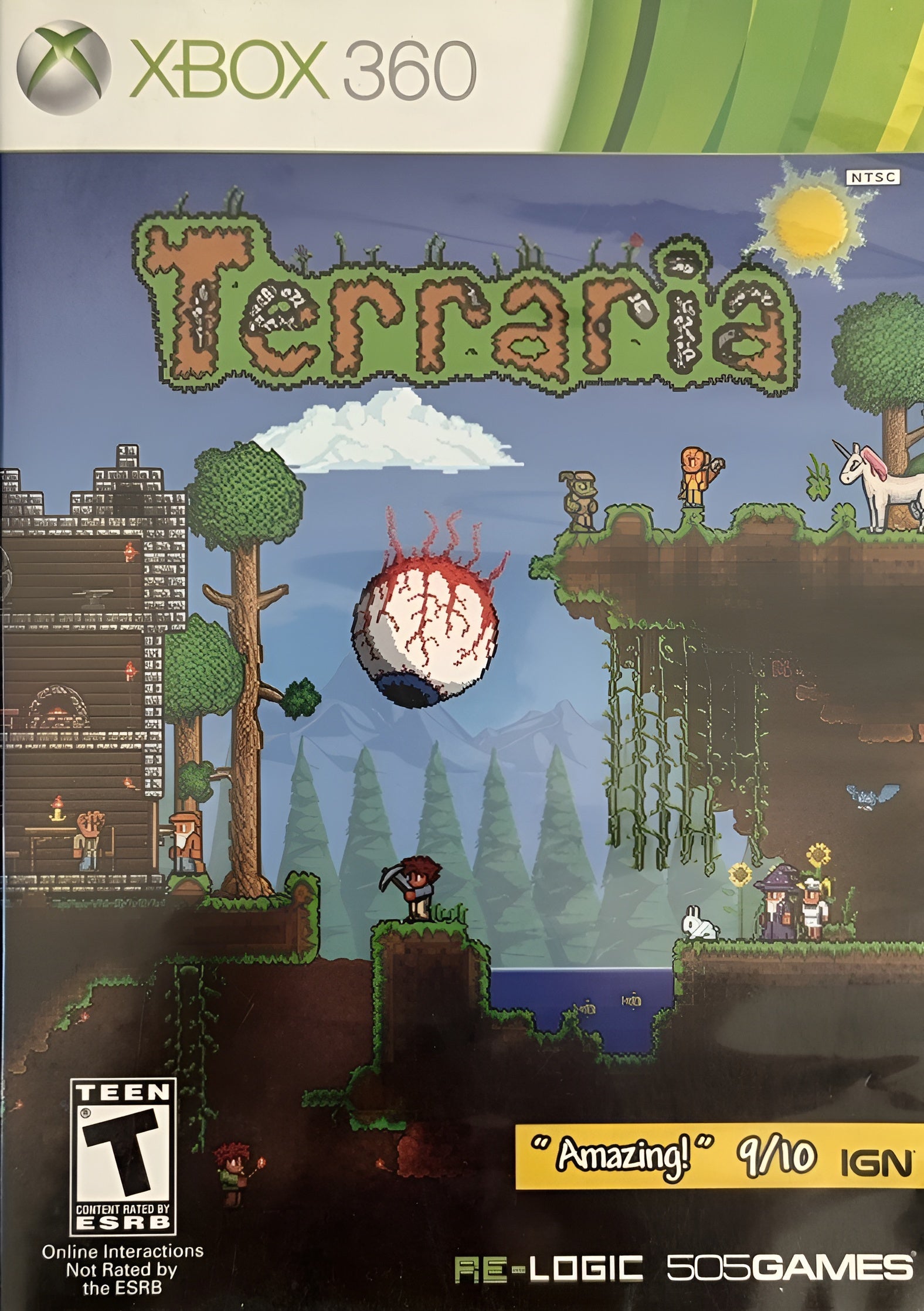 Terraria Xbox 360 - Video Game - Used - CaveGamers