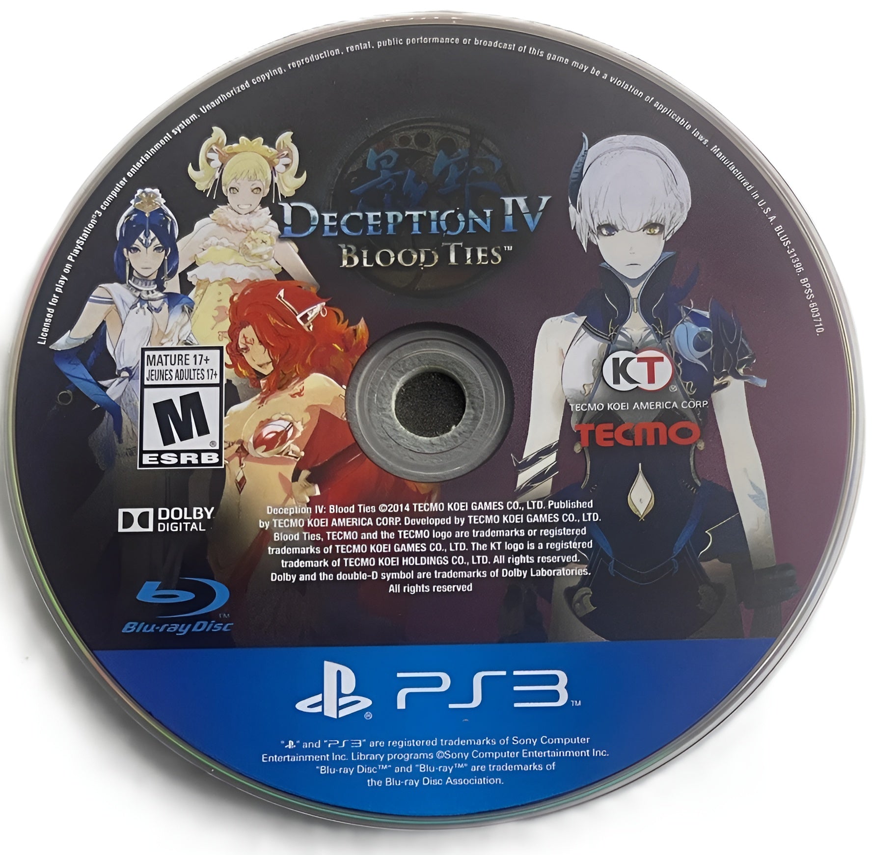 Deception IV: Blood Ties PS3 - Video Game - Used - CaveGamers - Image 3