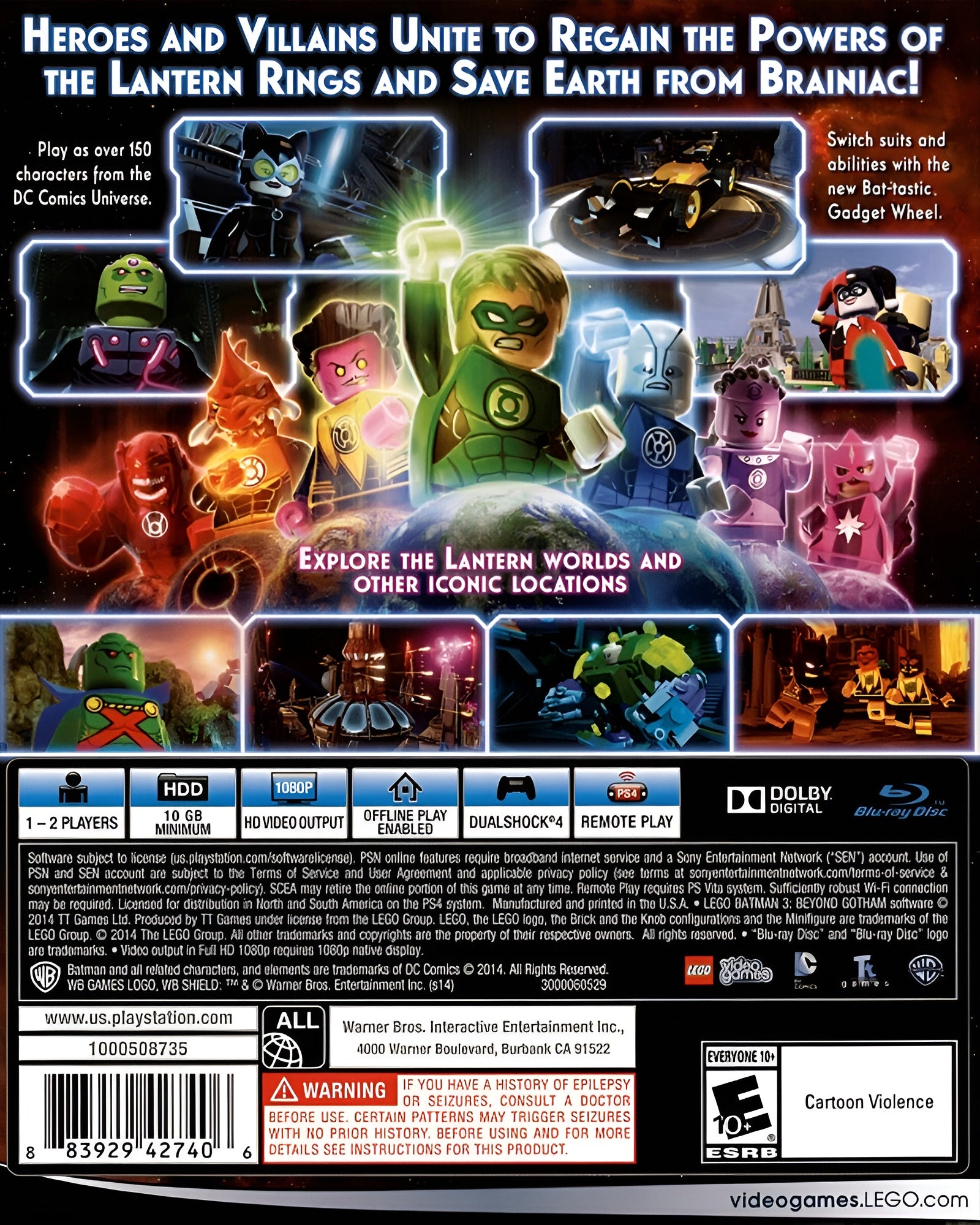 LEGO Batman 3: Beyond Gotham PS4 - Video Game - Used - CaveGamers - Image 2