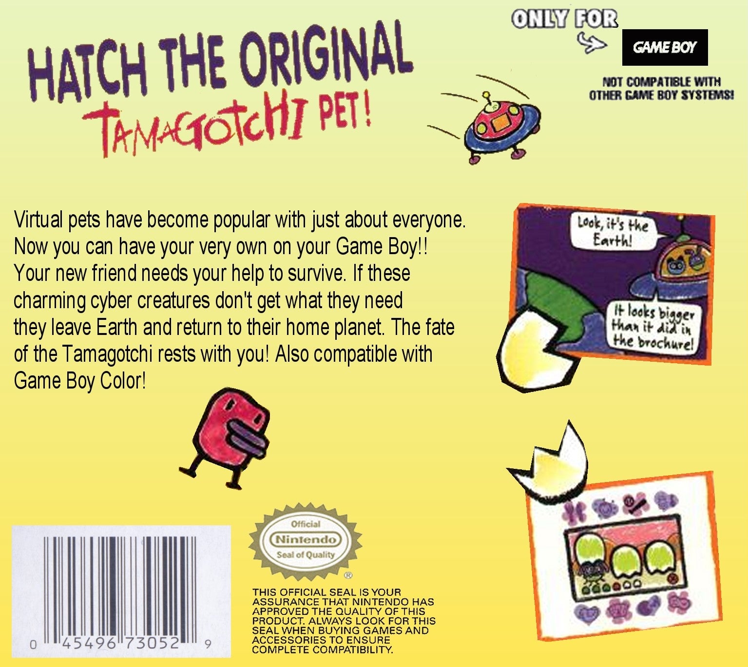 Tamagotchi Game Boy - Video Game - Used - CaveGamers - Image 2