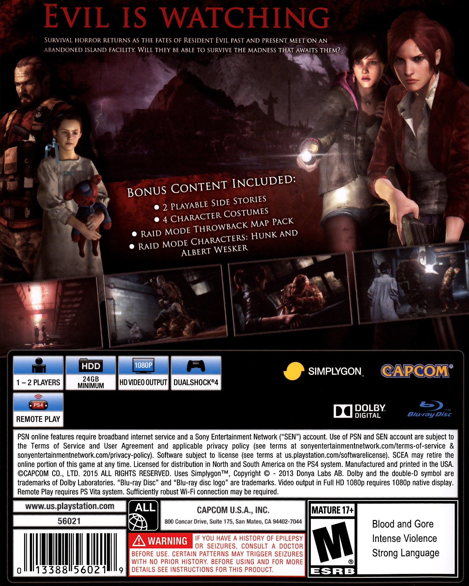 Resident Evil Revelations 2 PS4 - Video Game - Used - CaveGamers - Image 2