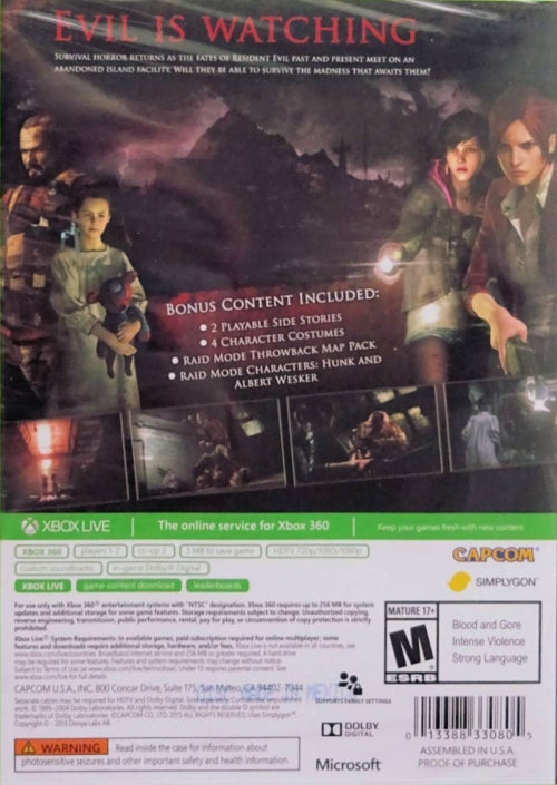 Resident Evil Revelations 2 Xbox 360 - Video Game - Used - CaveGamers - Image 2