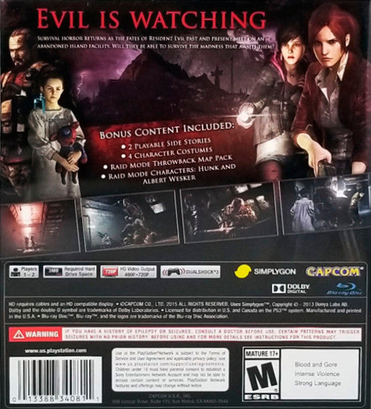 Resident Evil Revelations 2 PS3 - Video Game - Used - CaveGamers - Image 2