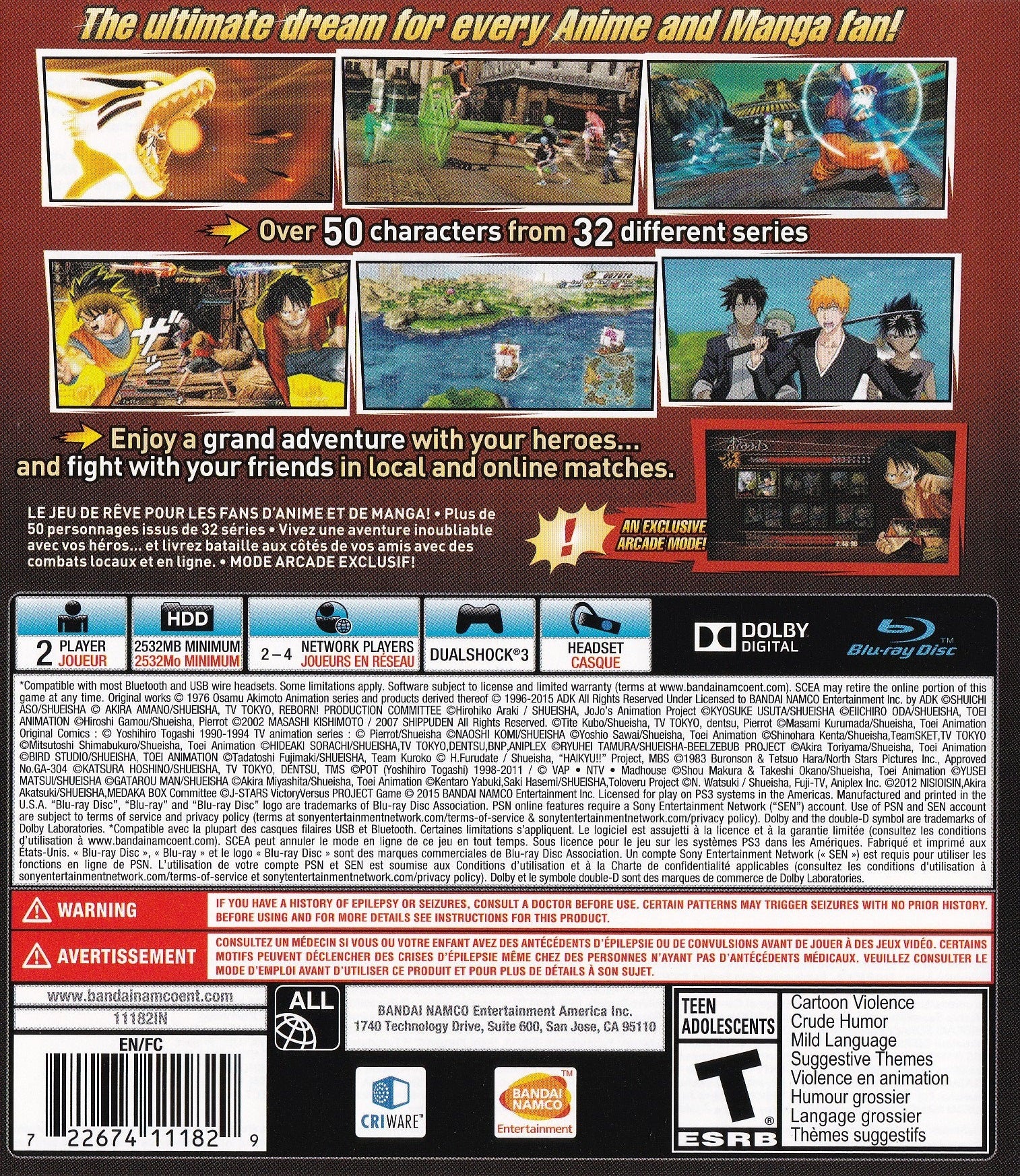 J-Stars Victory VS+ PS3 - Video Game - Used - CaveGamers - Image 2
